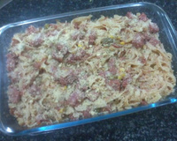 Macarronada com kitut ao forno