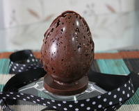 Ovo de chocolate rendado