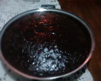 Cobertura de bolo simples de chocolate