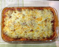 Lasanha com massa de panqueca