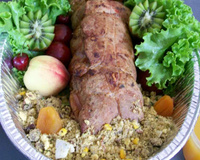 Lombo de porco recheado