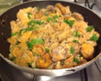 Farofa de banana-da-terra