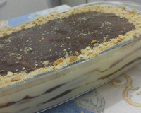Pavê de baunilha e chocolate
