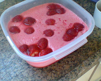 Mousse de morango