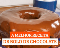 A melhor receita de bolo de chocolate