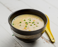 Sopa-creme de milho verde