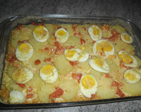 Arroz de forno cremoso de frango