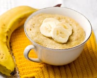 Bolo de caneca de Banana