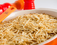 Frango com Catupiri e batata palha da tia Gracia