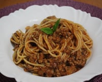 Espaguete à bolonhesa