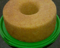 Bolo de milho feito com cuscuz