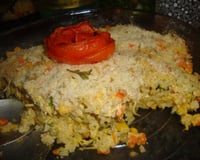 Arroz de forno com frango