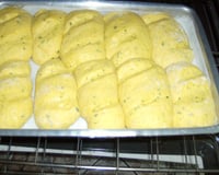 Pão de abóbora Cabotiã (abóbora  japonesa)