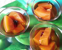 Doce de abóbora em pedaços