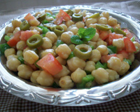 Salada de grão-de-bico