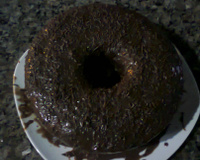 Calda de chocolate para bolos