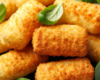 Com 1 ovo, 1/2 xícara de aveia e 1 lata de grão-de-bico: como preparar deliciosos croquetes vegetarianos empanados, ideais para o seu almoço