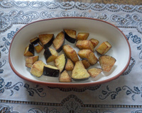 Berinjela frita bem sequinha