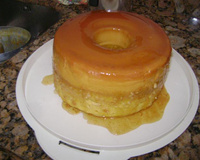 Bolo pudim de laranja