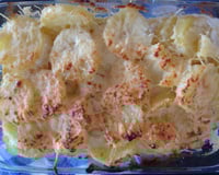 Assado de batata com creme de leite