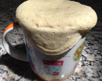 Bolo proteico de microondas fit