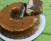 Bolo mármore para lanche
