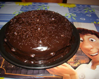 Bolo brigadeiro de chocolate