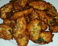 Bolinho de batata com atum