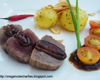 Carne de sol e batatas sauté com ervas