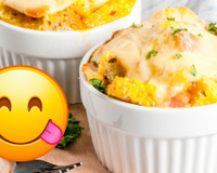 Torta salgada fit de frango na airfryer: receita prática, fácil e saudável