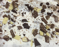 Pavê de morango com chocolate