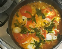 Moqueca de ovo com sardinha