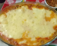 Escondidinho de mandioca com carne seca