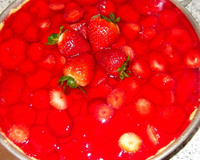 Torta fácil de morango