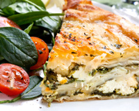 Deliciosa torta de espinafre e ricota