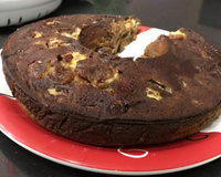 Bolo integral de banana da Cecília