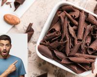 Em poucos segundos tá pronto: o utensílio inesperado para fazer lascas de chocolate em casa