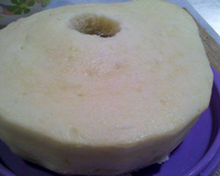 Bolo branco de micro-ondas