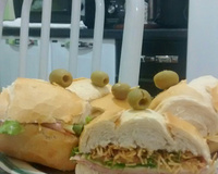Lanche de lombo canadense