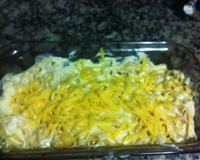 Macarrão com molho branco cremoso