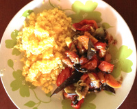 Leguminada com cuscuz de milho