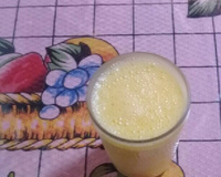 Suco de manga com leite