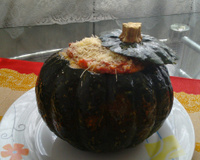 Moranga com carne seca e catupiry