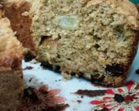 Bolo de banana com aveia sem açúcar