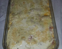 Lasanha de frango ao molho branco