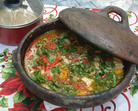 Moqueca capixaba e pirão