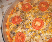 Massa de pizza rápida (fermento em pó)