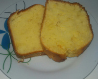 Bolo delicioso de queijo ralado