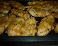 Frango assado à moda do campo