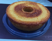 Pudim de fubá cremoso